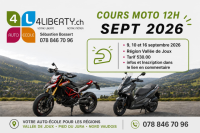 Cours 2 roues obligatoires sept 2026